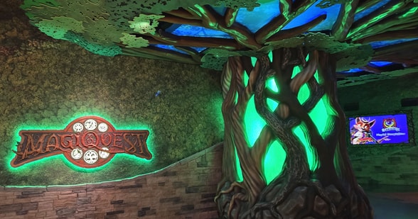 A glowing Source Tree.